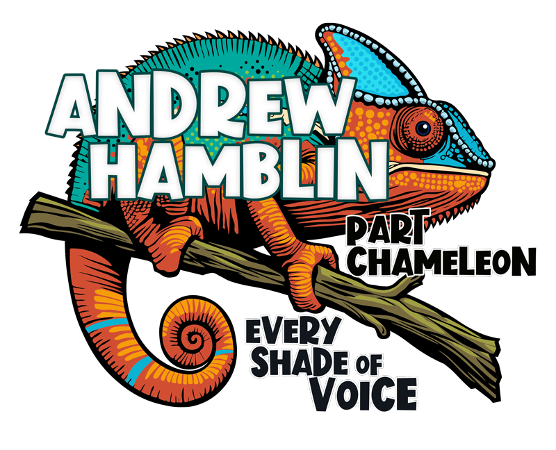 Andrew Hamblin Voiceover Andrew Hamblin Voice Over logo - Part Chameleon, Every Shade of Voice